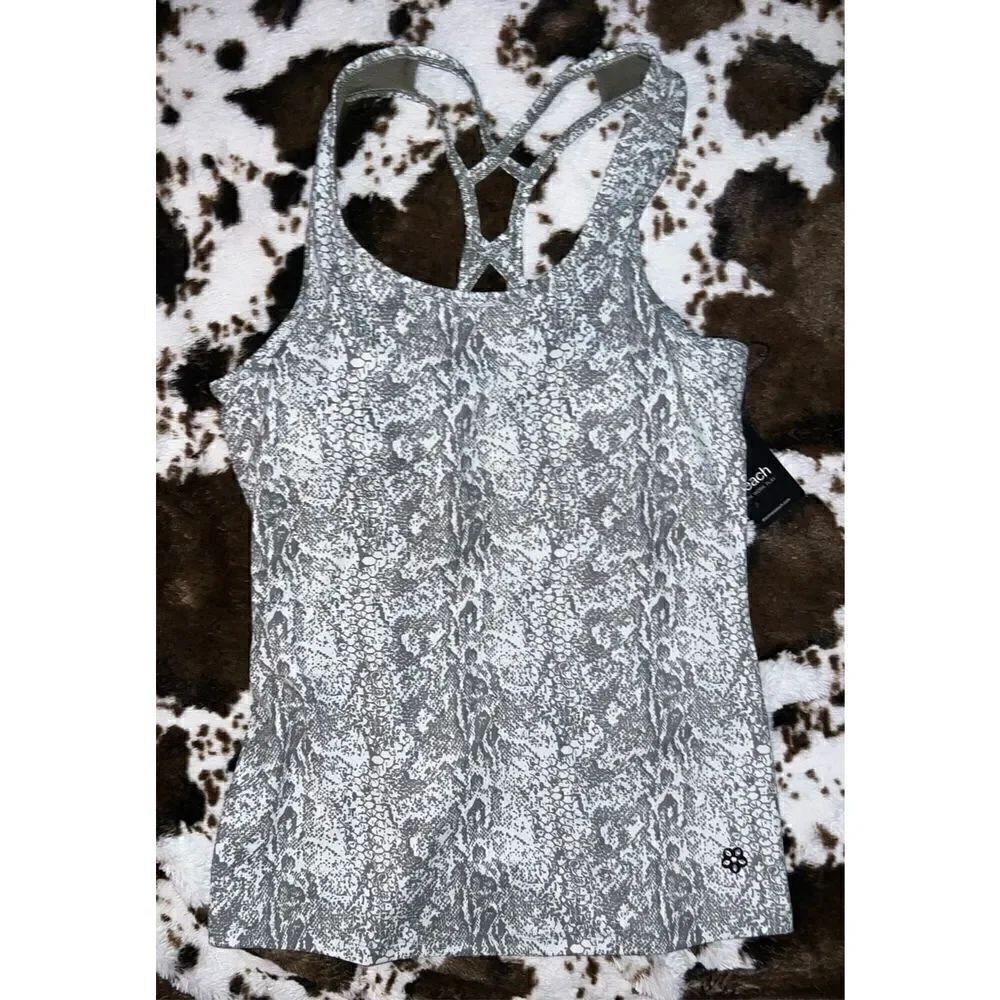 Gemini Support Tank - Garden Snake Print